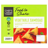 Chefs Larder Food to Share Vegetable Samosas 900g  Adomoo